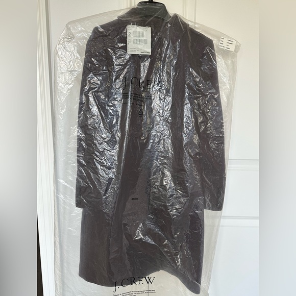 J.Crew Petite lady double-cloth wool blend day coat - Picture 8 of 10